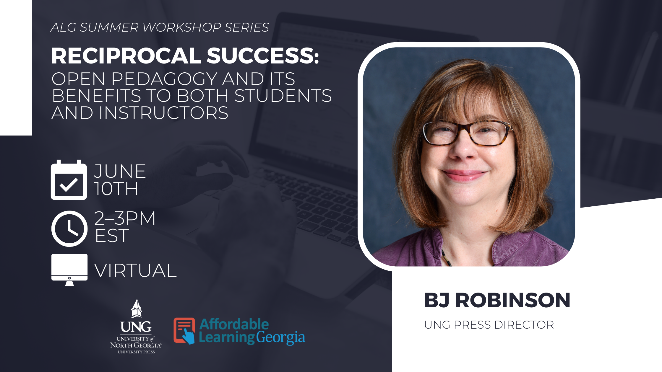 BJ Robinson to Host Webinar about Open Pedagogy with Affordable Learning Georgia