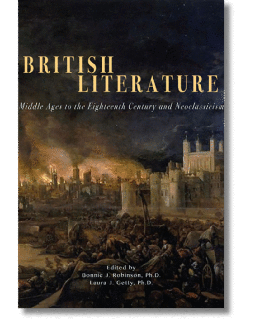 Book cover for British Literature I: From the Middle Ages to Neoclassicism and the Eighteenth Century by Bonnie (BJ) Robinson and Laura Getty